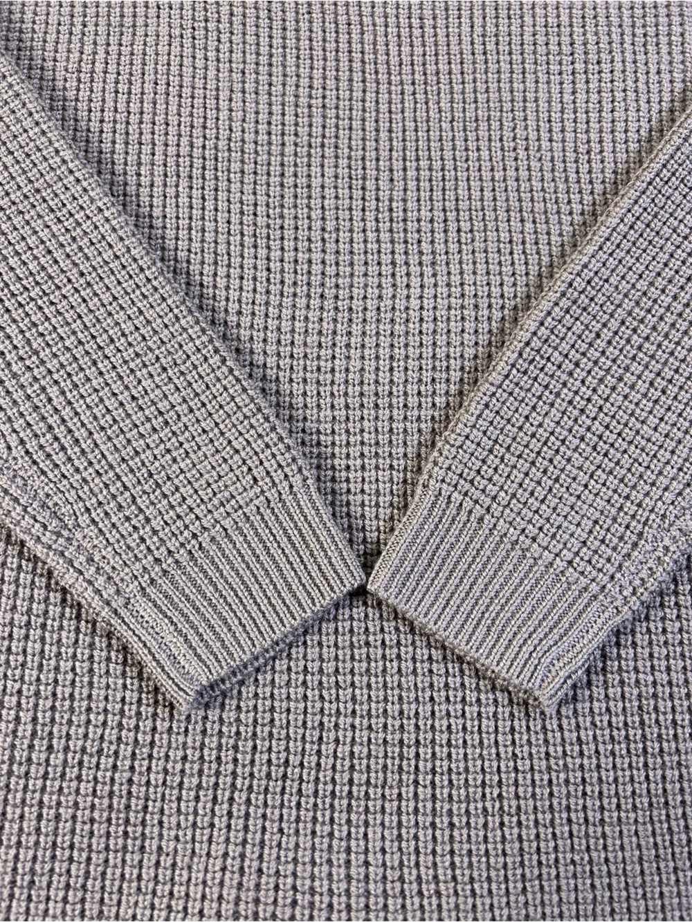 ARITZIA WILFRED FREE Wolter Sweater Mauve M 100% Merino Wool Waffle Knit - Picture 4 of 10